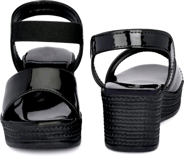 Women Wedges Sandal (Black, 6)
- Black, 8