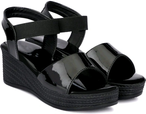 Women Wedges Sandal (Black, 6)
- Black, 8