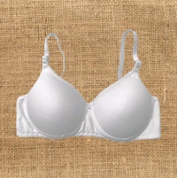 Pack of 2 Women T-Shirt Lightly Padded Bra (Multicolor) - White, 30B