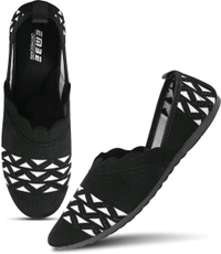 EMBE-18 Bellies For Women (Maroon, 8) - Black, IND-7