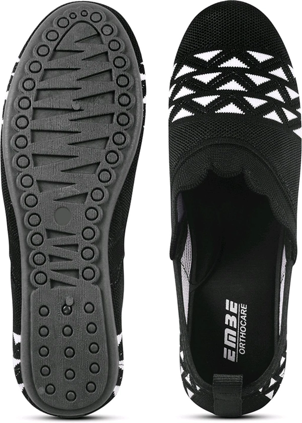 EMBE-18 Bellies For Women (Maroon, 8) - Black, IND-7