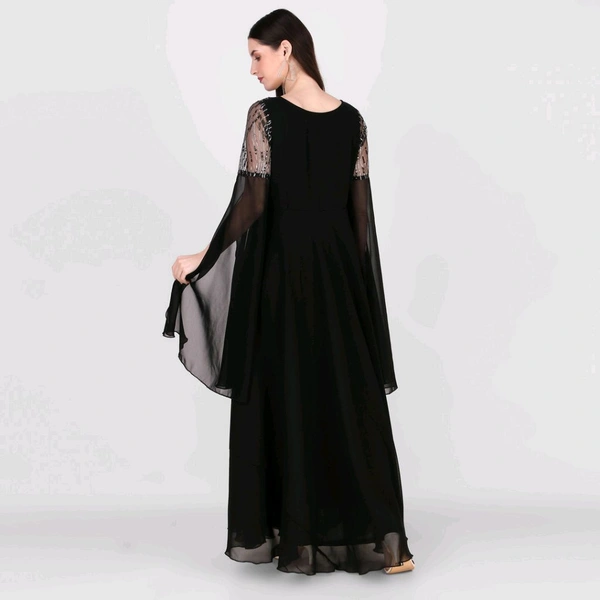 Women Maxi Black Full Length - Black, L