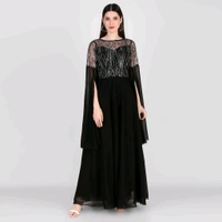 Women Maxi Black Full Length - Black, L
