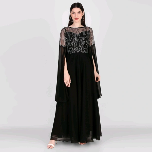 Women Maxi Black Full Length - Black, L