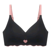 Strapless Large Size Underwire Bras for Women Sexy Back Button Shaping Cup Adjustable Shoulder Strap - Black, 38A