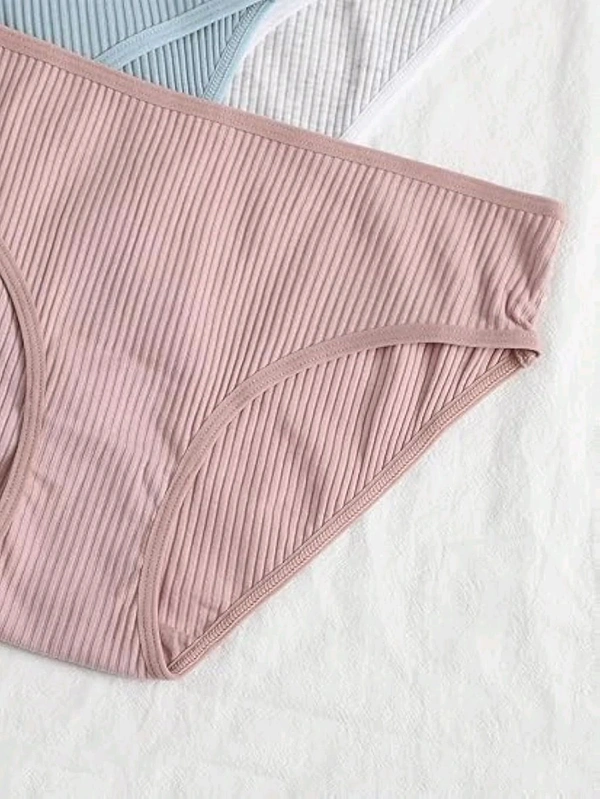 Women Soft Cotton Hipster Ladies Plain Bright Panty/Innerwear Inner Elastic Underwear Combo Pack 2, 4 (Colour May Very)
- XL