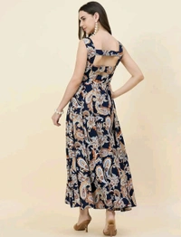 Women Ethnic Motifs Printed Cut-Outs Crepe Fit & Flare Dress - S, Black