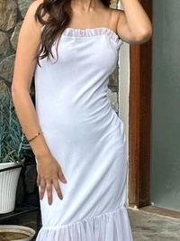 Beautiful Black Bodycon Maxi Dress for Women | Shoulder Strap Sheer Panel Evening Gown | Party & Cocktail Wear - L, White
