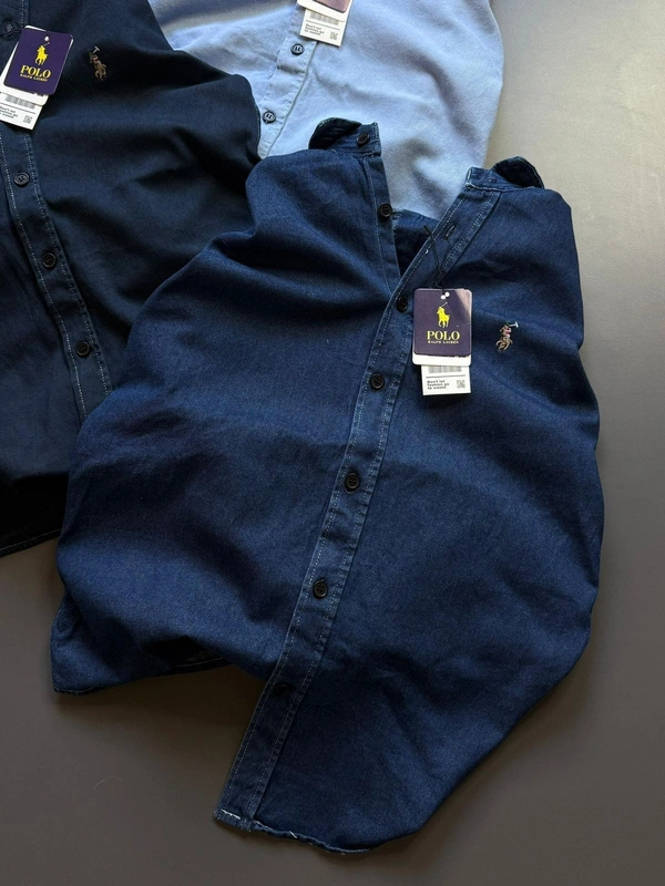 Premium Denim Shirts For Mens - L