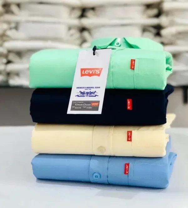 Levi’s Plain Shirt (Combo Of 4 Shirt) - 2XL