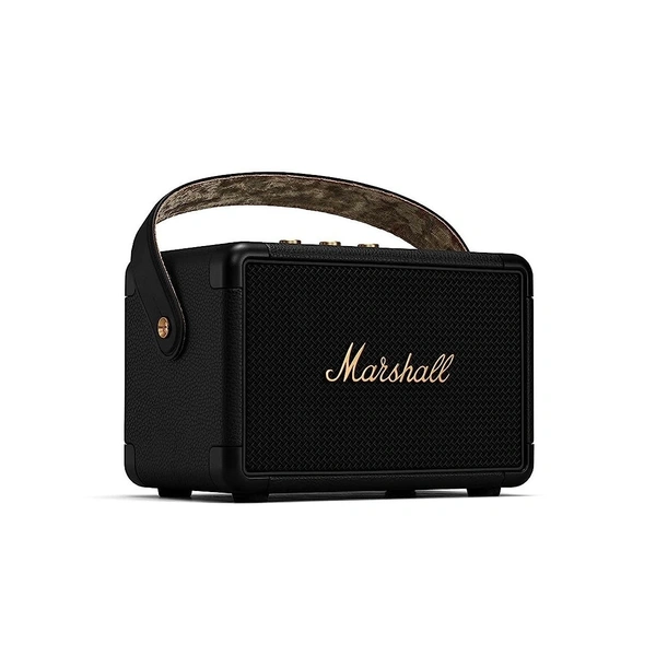 Marshall Kilburn II Portable Bluetooth Speaker with 20+ Hours of Portable Playtime, (360° Sound), Water-Resistant (IPX2) Black