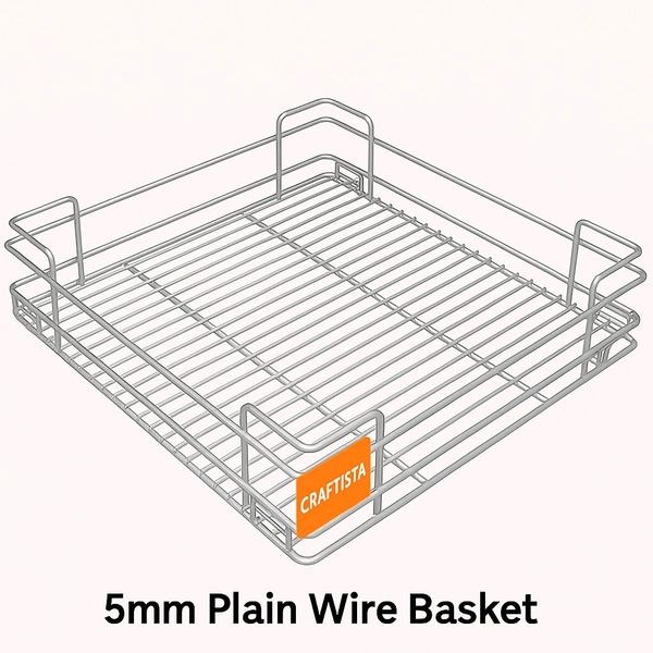 CRAFTISTA®️ 5mm Plain Wire Basket - 6", 15x20