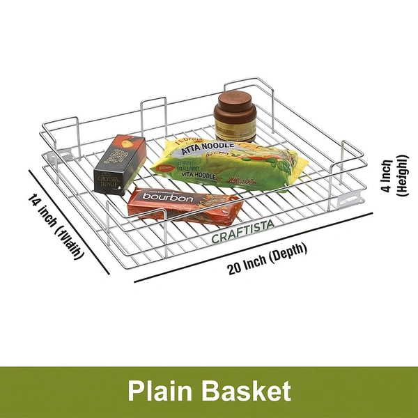 CRAFTISTA®️ 5mm Plain Wire Basket - 8", 18x20