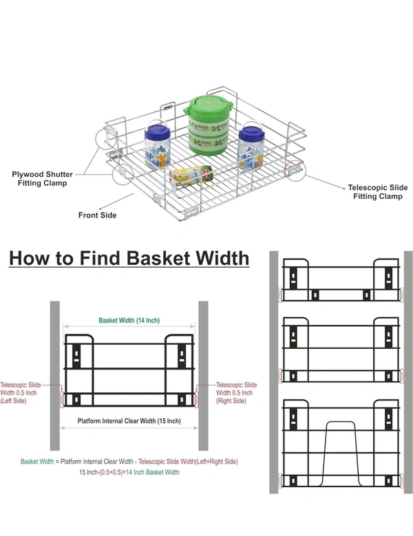CRAFTISTA®️ 5mm Plain Wire Basket - 8", 18x20