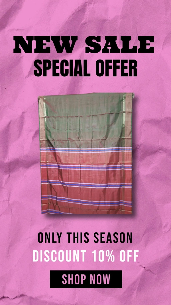 Bishnupuri Patta Saree