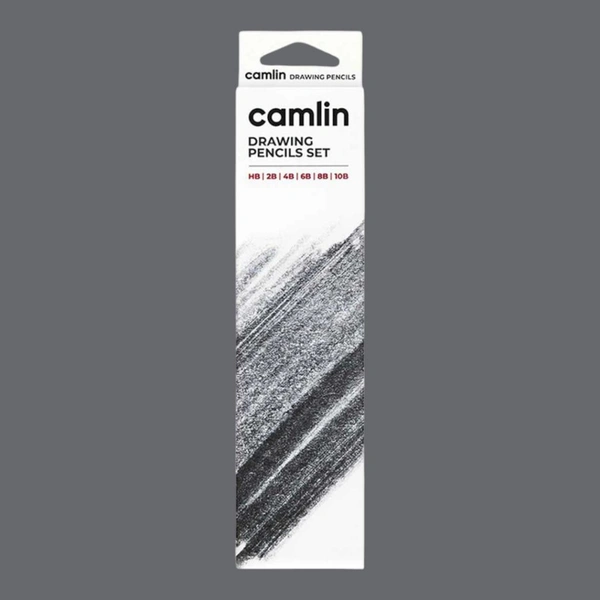 Camlin Drawing Pencils Set Of 6 (HB/2B/4B/6B/8B/10B)