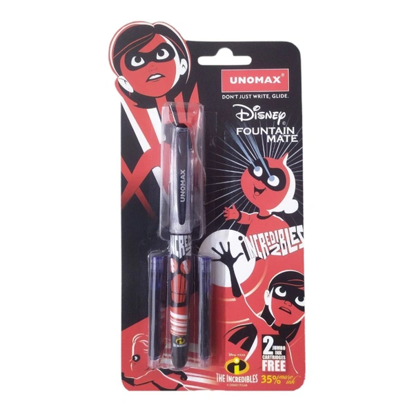 Unomax Disney Fountain Mate The Incredibles Fountain Pen