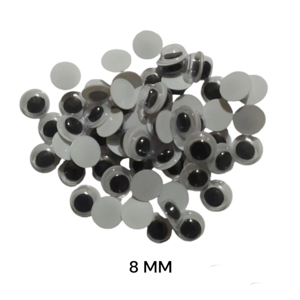 Googly Eyes 8 MM (20 Pcs)