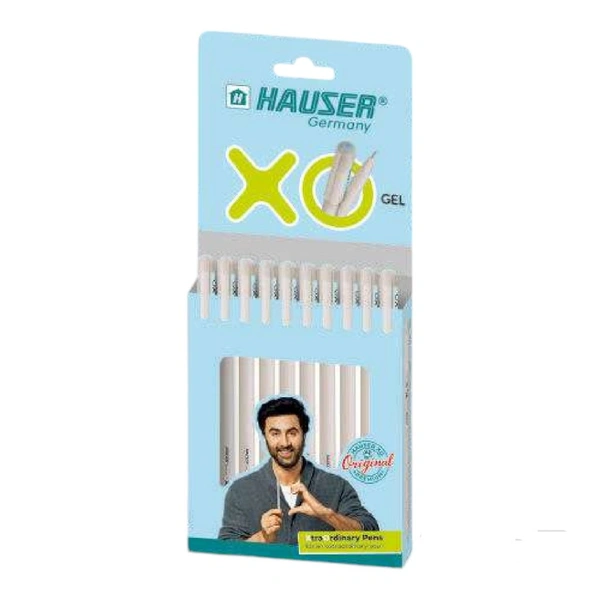 Hauser XO Gel Pen Set Of 10  - Black