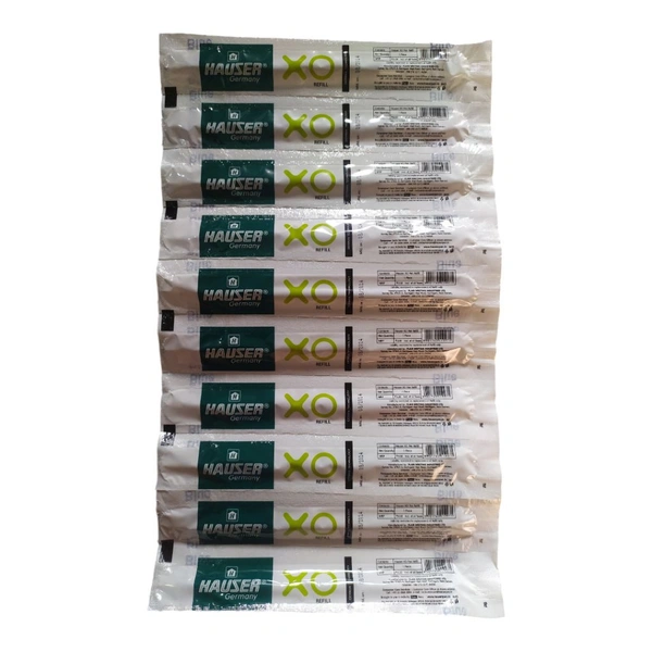 Hauser XO Ball Pen Refill (10 Pcs) - Blue