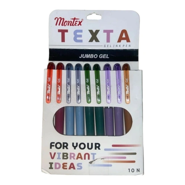Montex Texta Jumbo Gel Pen - Black