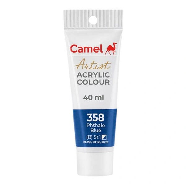 Camel Artist Acrylic Colour 40 ml Phthalo Blue (358)