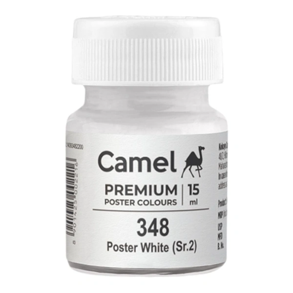 Camel Poster Colour 15 ml Poster White (348)