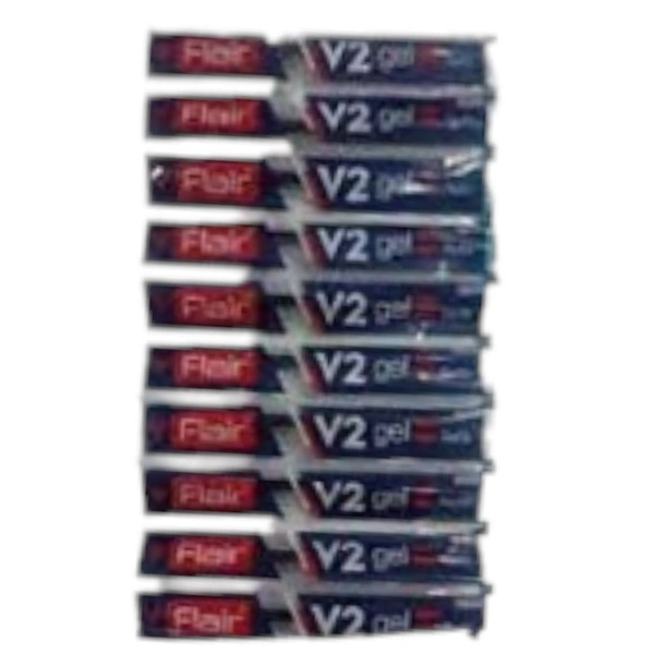 Flair V2 Gel Pen Refill (10 Refill Pack) - Blue