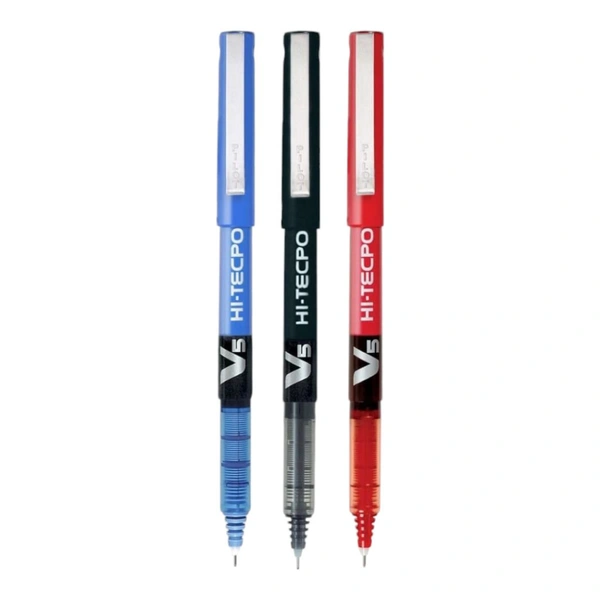 Pilot V5 Hi-techpoint Pen - Red