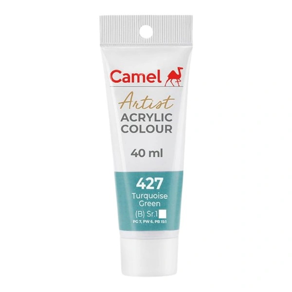 Camel Artist Acrylic Colour 40 Ml Turquoise Green (427)