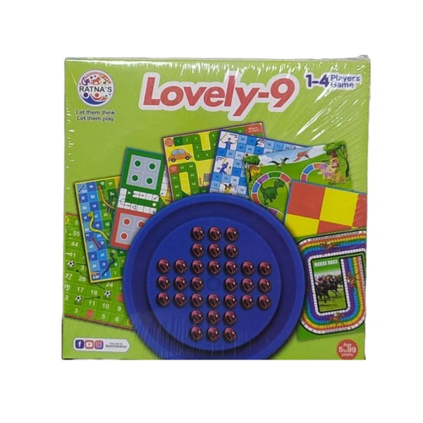 Ratna's Lovely-9 Game : 9 Games In 1 Pack