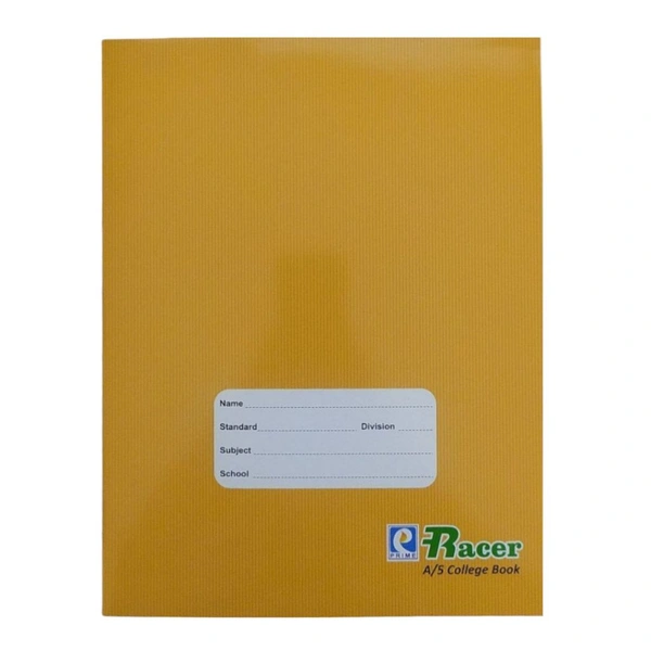 Prime Racer A5 Notebook 80 Pgs Single Line 