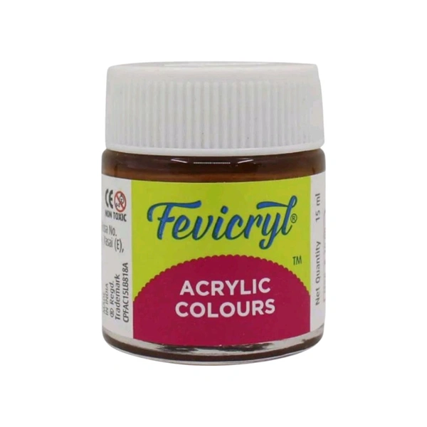 Fevicryl Acrylic Colour 15 ml Assorted - Coral Red 66