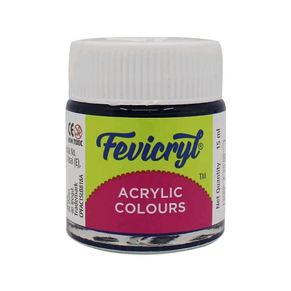 Fevicryl Acrylic Colour 15 ml Assorted - Prussian Blue 19