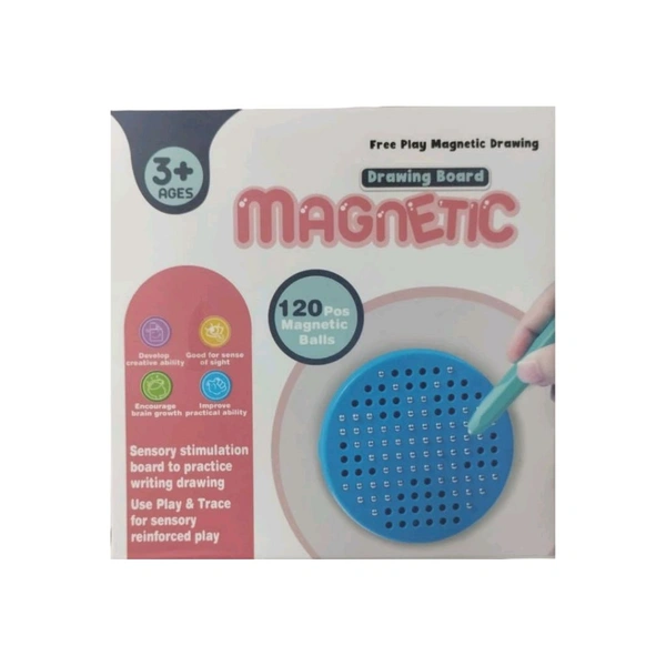 Magnetic Drawing Board With 120 Magnetic Balls