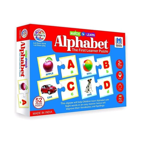 Ratna's Match & Learn Alphabet The First Learner Puzzle