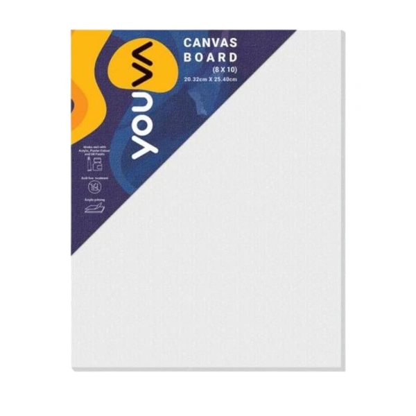 Navneet Youva Canvas Board 8 X 10 (20.32 cm x 25.40 cm)