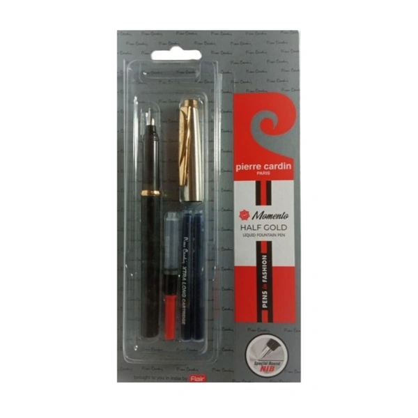 Pierre Cardin Momento Half Gold Fountain Pen