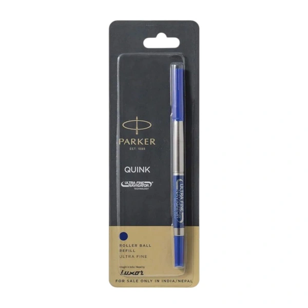 Parker Quink Ultra Fine Navigator Roller Ball Refill - Blue
