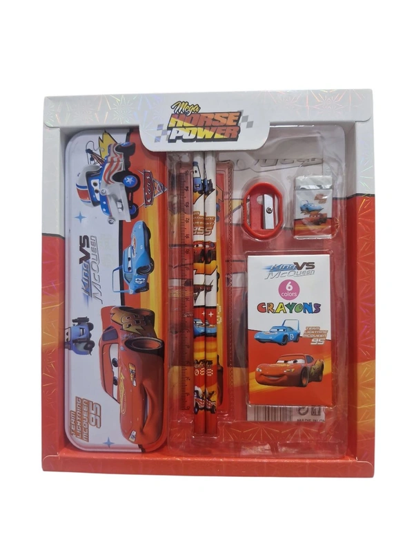 Stationery Kit King Vs McQueen For Kids 1 Set