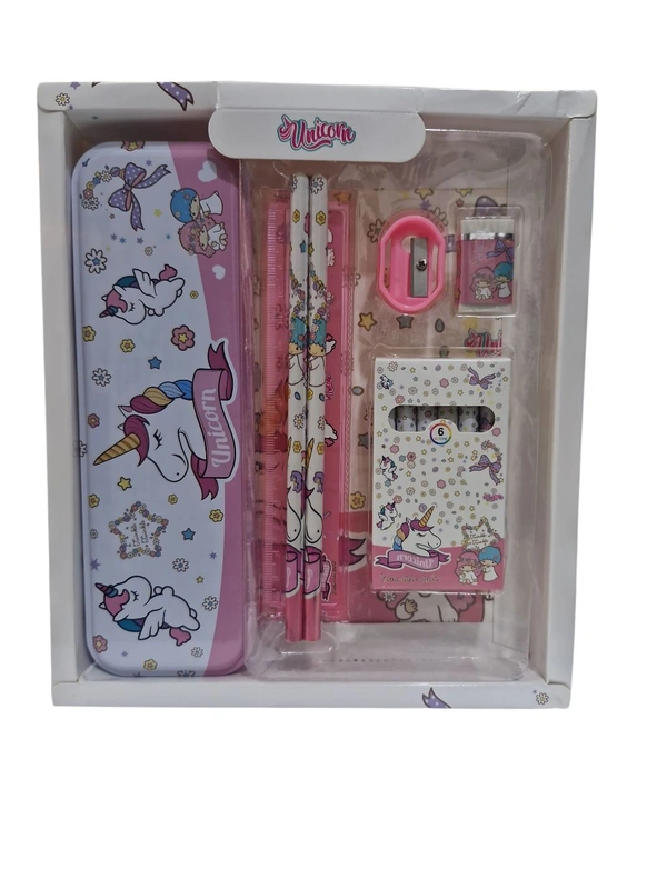 Unicorn Theme Stationery Kit For Kids 1 Set