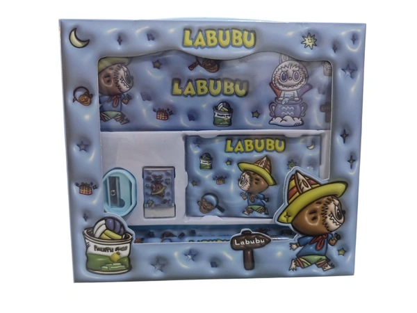 Labubu Theme Stationery Kit For Kids 1 Set