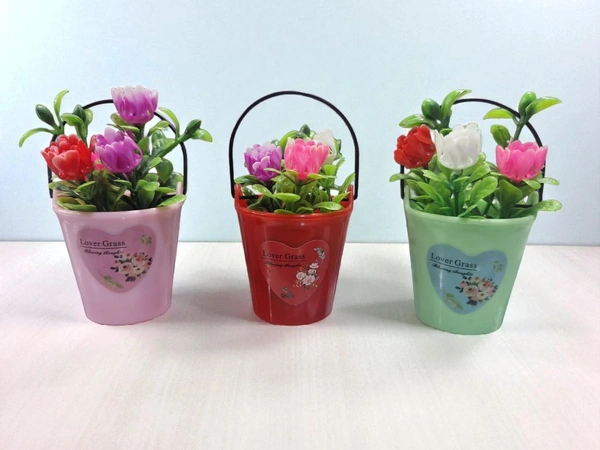 Small Flower Pot - Snowy Mint
