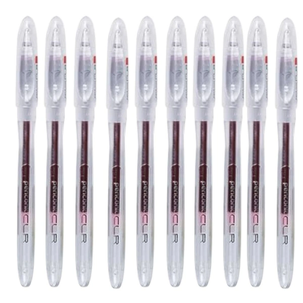 Linc Pentonic CLR -Ball Pen 10 Pcs Set - Red