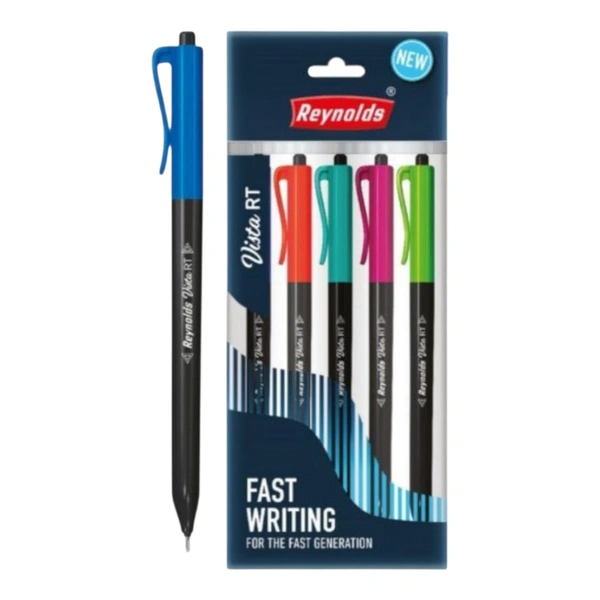 Reynolds Vista RT Blue Pens 5 Pcs Set