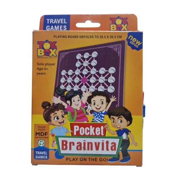 ToysBOX Pocket Brainvita Travel Game