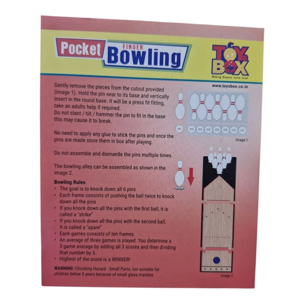 ToysBOX Pocket Finger Bowling For Kids