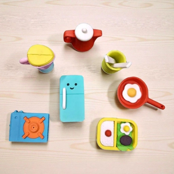 7 Set Of Fancy Eraser