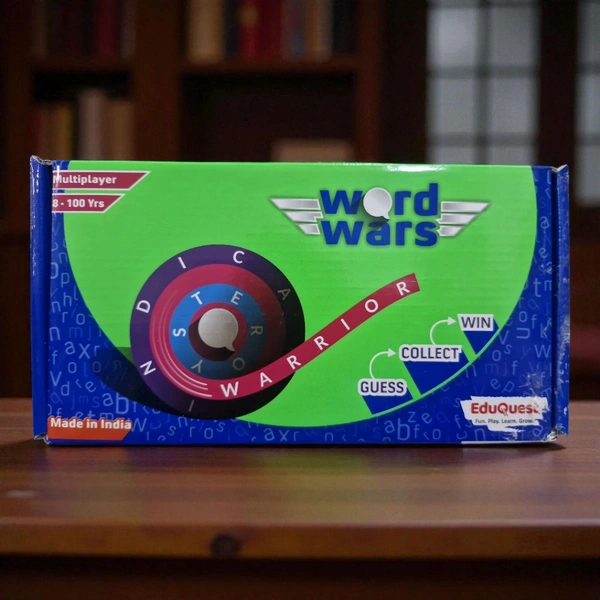 EduQuest Word Wars Card Game.100 Cards With 300 Words.