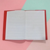 A6 Lego Diary Single Line 160 Pages - Green